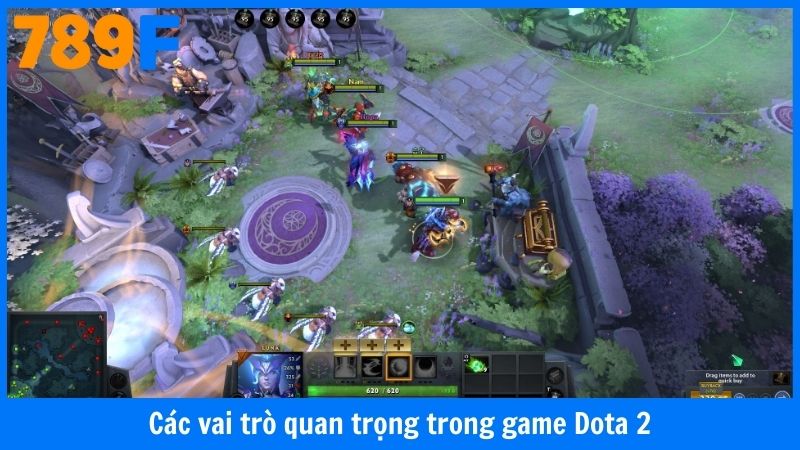 Các vai trò quan trọng trong game Dota 2